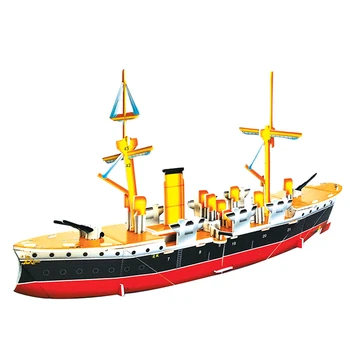 3D פאזל בטוח קצף בניית מודל בניית מודל ערכות DIY הספינה משחתת ספינה צבאית צעצועים לילדים